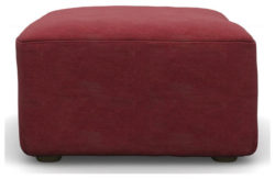 Heart of House Chloe Fabric Footstool - Terracotta